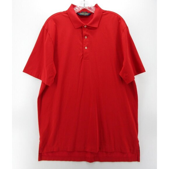 Ralph Lauren Polo Golf Shirt Large Performance Pullover Rugby Pima - Picture 1 of 11